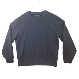 Everlane Uniform Crewneck Sweatshirt XL Navy Blue Cotton French Terry Pullover